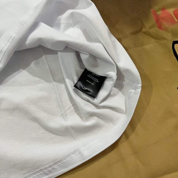 Rhude Track Logo White T Shirt - Picture 4 of 6